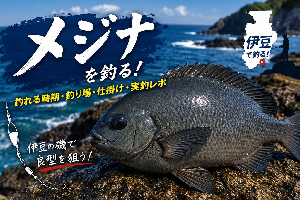 伊豆で釣れるメジナ・グレ